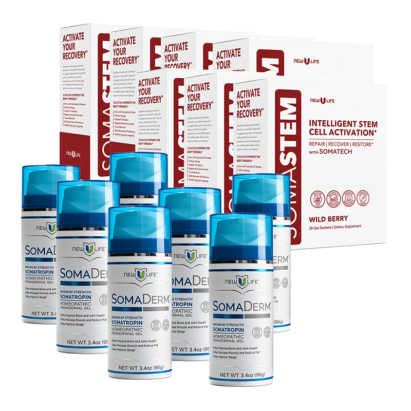 SomaStem and SomaDerm 6-Month Maintenance Pack - Ships Mid-August